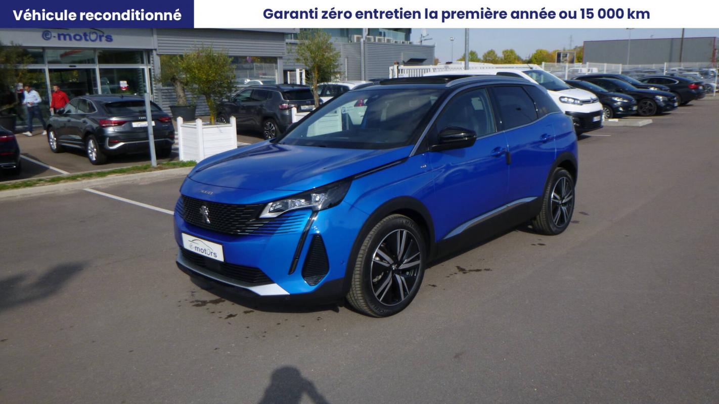 Peugeot 3008 GT Pack BlueHDi 130 S et EAT8 + Toit ouvrant p